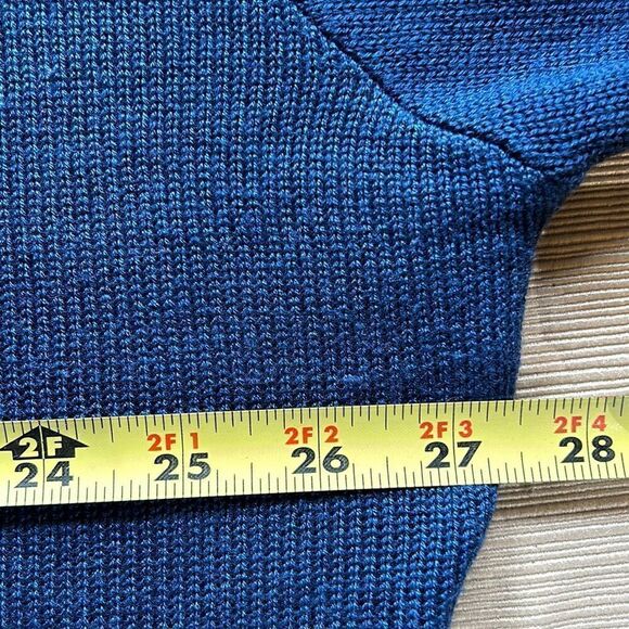 Tipsy Elves Blue Sequin Snowflake Dress XXL Sweater Dress - Picture 8 of 10